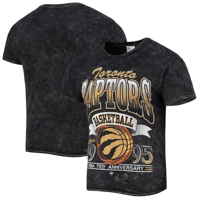 47 ' Black Toronto Raptors 75th Anniversary City Edition Mineral Wash Vintage Tubular T-shirt