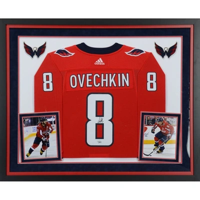 Fanatics Authentic Alex Ovechkin Washington Capitals Deluxe Framed Autographed Red Adidas Authentic Jersey