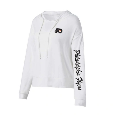 Concepts Sport Cream Philadelphia Flyers Accord Hacci Long Sleeve Hoodie T-shirt