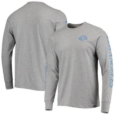 47 ' Gray Los Angeles Rams Franklin Long Sleeve T-shirt