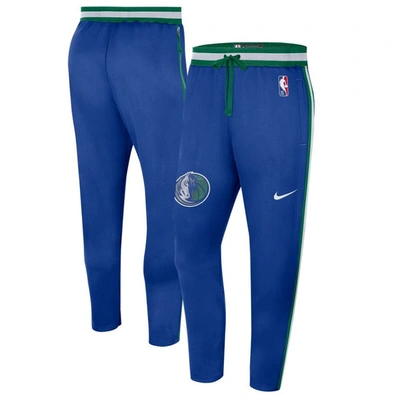 Nike Blue Dallas Mavericks 2021/22 City Edition Therma Flex Showtime Pants