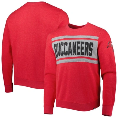 47 ' Heathered Red Tampa Bay Buccaneers Bypass Tribeca Pullover Sweatshirt