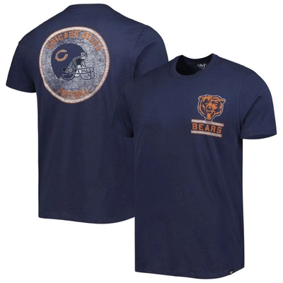 47 ' Navy Chicago Bears Open Field Franklin T-shirt