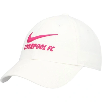Nike White Liverpool Campus Adjustable Hat
