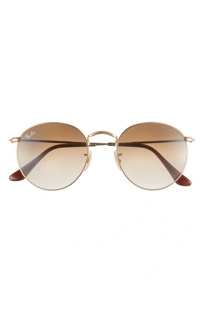 Ray Ban Icons 53mm Retro Sunglasses In Brown Gradient
