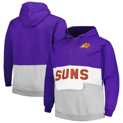 Fanatics Branded Purple Phoenix Suns Anorak Half-zip Hoodie