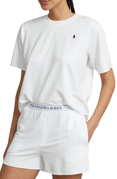 Polo Ralph Lauren Short Pajamas In White Cloud