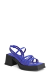 Vagabond Shoemakers Hennie Platform Sandal In Cobalt Blue