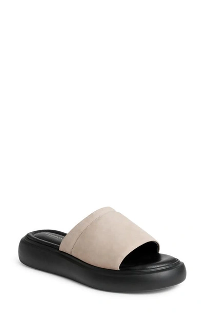 Vagabond Shoemakers Blenda Platform Slide Sandal In Sand