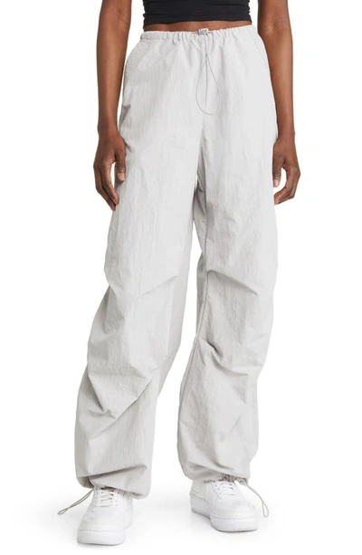 Asos Design Parachute Cargo Pants In White
