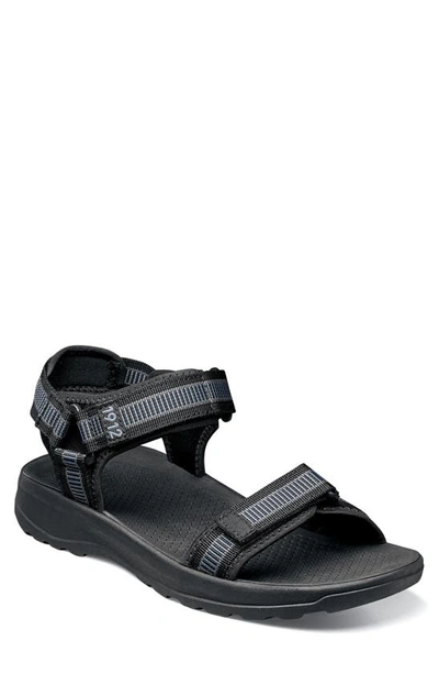 Nunn Bush Huck Sport Sandal In Black Multi