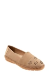 Trotters Ruby Perforated Loafer In Sand Nubuck