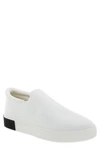 Strauss And Ramm Strauss + Ramm Slip-on Sneaker In White