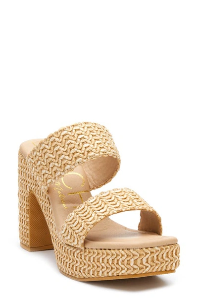 Beach By Matisse Gem Platform Sandal In Natural