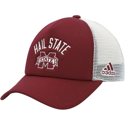 Adidas Originals Men's Adidas Maroon Mississippi State Bulldogs Dowsing And Bell Trucker Snapback Hat