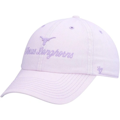 47 ' Purple Texas Longhorns Haze Clean Up Adjustable Hat