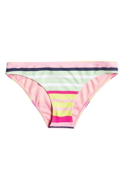 Roxy Stripe Soul Bikini Bottoms In Seacrest Stripe Soul