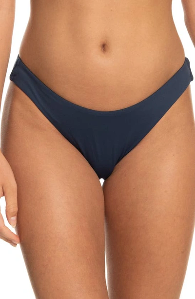 Roxy Sd Beach Classics High Cut Bikini Bottoms In Mood Indigo