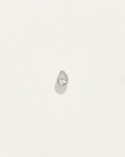 Piercing Raindrop Stud In Gold