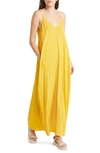 Treasure & Bond Woven Favorite Dress In Yellow Whip
