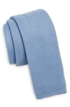 Ted Baker Kallino Knitted Tie In Light Blue
