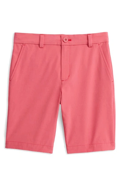 Vineyard Vines Kids' New Performance Breaker Shorts In Sailors Red