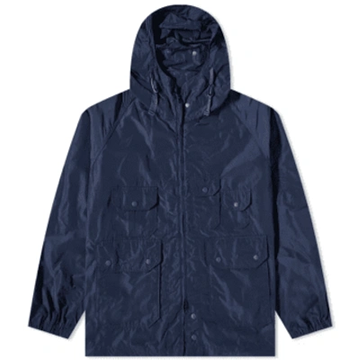 Engineered Garments Atlantic Parka Dark Navy Memory Polyester In Blue