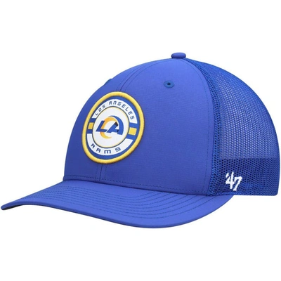 47 '  Royal Los Angeles Rams Berm Trucker Adjustable Hat