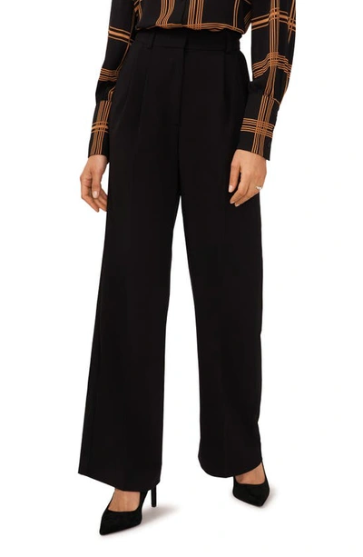 Halogen Wide Leg Pants In Rich Black