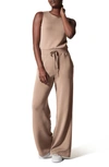 Spanx Airessentials Sleeveless Jumpsuit In Fawn