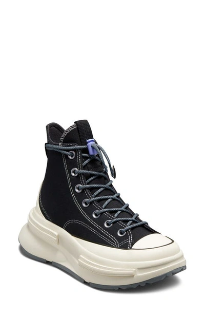 Converse Women's Run Star Legacy Cx Canvas High-top Trainers In Black Violet