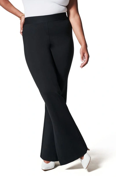 Spanx Women's The Perfect Double Slit Pants In Classic Black