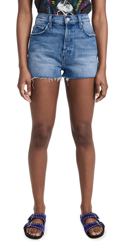 Mother The Ditcher Cut Off Shorts From Out Of Town In Blue
