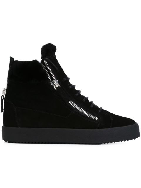 Giuseppe Zanotti Hi-top Sneakers In Black | ModeSens