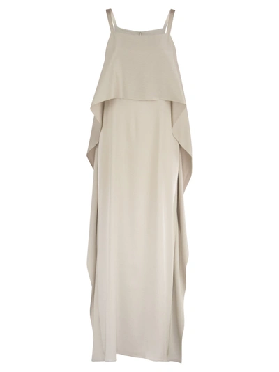 Antonelli Silk Blend Dress In Ivory