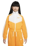 Nike Sportswear Big Kids' (girls') Woven Jacket In Orange