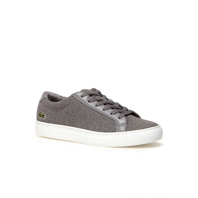 Lacoste Women's L.12.12 Textile Sneakers In Grey