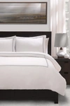 Ella Jayne Home Satin Stitched Percale Duvet Set In Silver