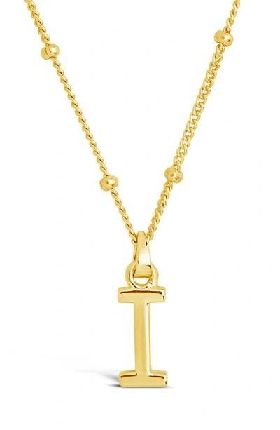 Sterling Forever 14k Gold Plated Sterling Silver Initial Necklace In Gold-i