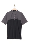 Travismathew The Rudds 2.0 Polo In Black/ Heather Black