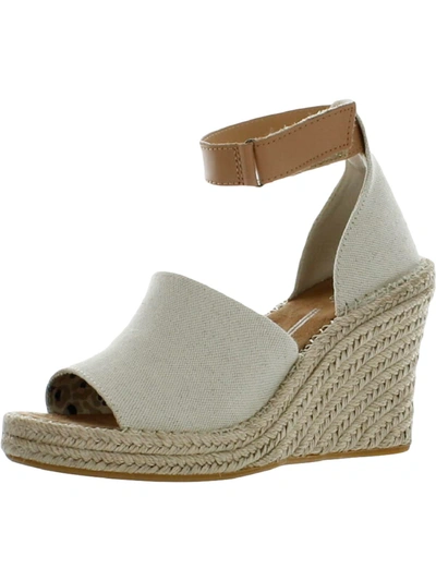 Toms Marisol Womens Canvas Ankle Strap Espadrilles In Multi