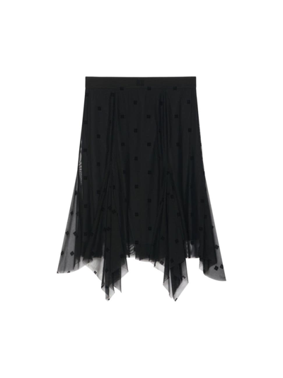 Givenchy Pleated Skirt In Black