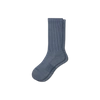 Bombas Hybrid Ribbed Calf Socks In Vintage Blue