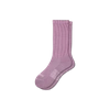 Bombas Hybrid Ribbed Calf Socks In Mauve