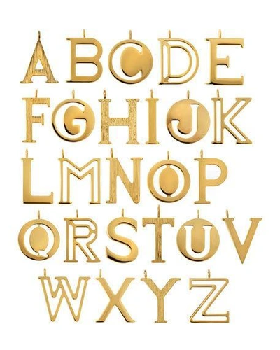 Chloé Personalized Alphabet Bag Charm In Initial F