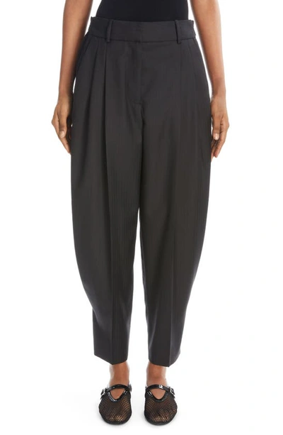 Alaïa Wool Draped Balloon Pants In Black