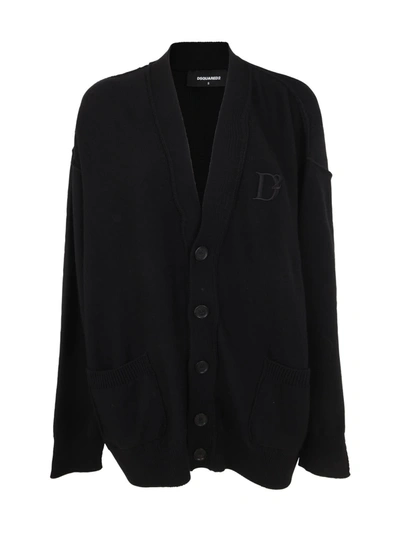 Dsquared2 D2statement Cardigan In Green Fluo