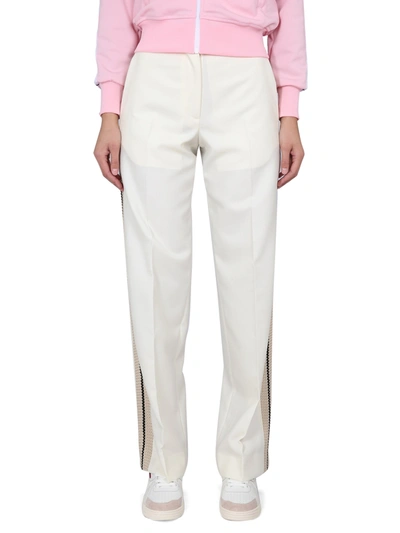 Palm Angels Wool Pants In White