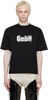 Gmbh Logo Organic Cotton Oversize T-shirt In Black