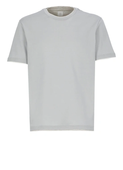 Eleventy Cotton T-shirt In Grey